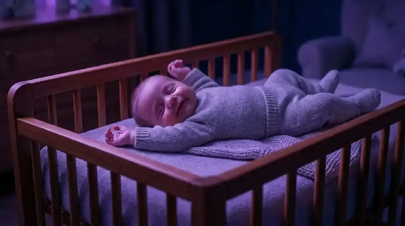 Bebê dormindo pacificamente